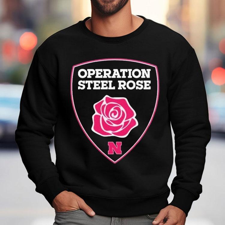 Nebraska Cornhuskers Operation Sl Rose Breast Cancer Awareness Shirt Nebraska Cornhuskers Operation Sl Rose Breast Cancer Awareness Shirt