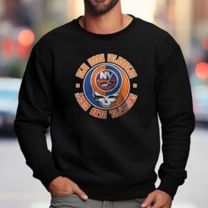 New York Islanders Grateful Dead Th Anniversary Logo Sweatshirt