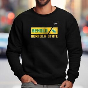 Norfolk State Spartans Behold The Green And Gold Logo Sweatshirt