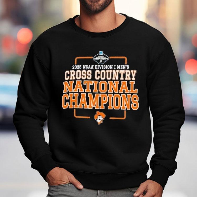 Oklahoma State Cowboys 2025 Ncaa Men’s Cross Country National Champions Shirt Oklahoma State Cowboys 2025 Ncaa Men’s Cross Country National Champions Shirt