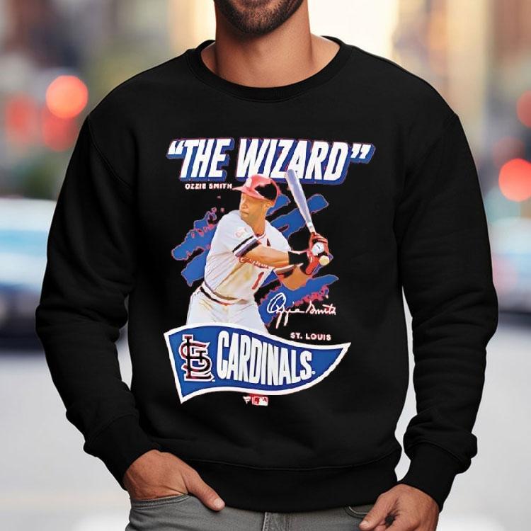 Ozzie Smith St. Louis Cardinals Signature The Wizard Shirt Ozzie Smith St. Louis Cardinals Signature The Wizard Shirt