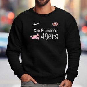 San Francisco Ers X Pink Panther Cartoon Sweatshirt