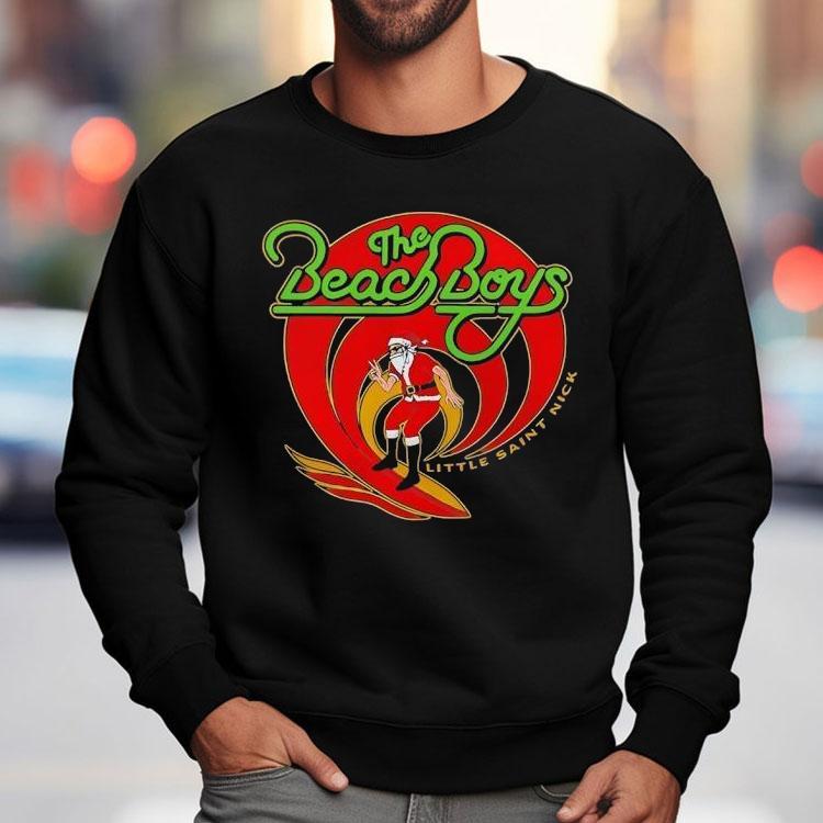 Santa Claus Surf The Beach Boys Little Saint Nick Shirt Santa Claus Surf The Beach Boys Little Saint Nick Shirt