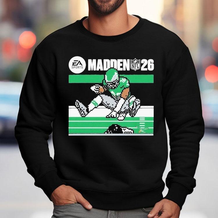 Saquon Barkley Philadelphia Eagles Philly Madden Nfl 2026 8-bit Shirt Saquon Barkley Philadelphia Eagles Philly Madden Nfl 2026 8-bit Shirt