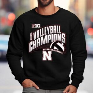 Scarlet Nebraska Huskers Big Women S Volleyball Regular Season Champions Locker Room Sweatshirt