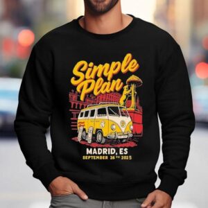 Simple Plan September Th Tour Madrid Es Sweatshirt