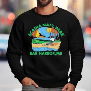 Snoopy The Peanuts X Acadia National Park Bar Harbor Me Sweatshirt