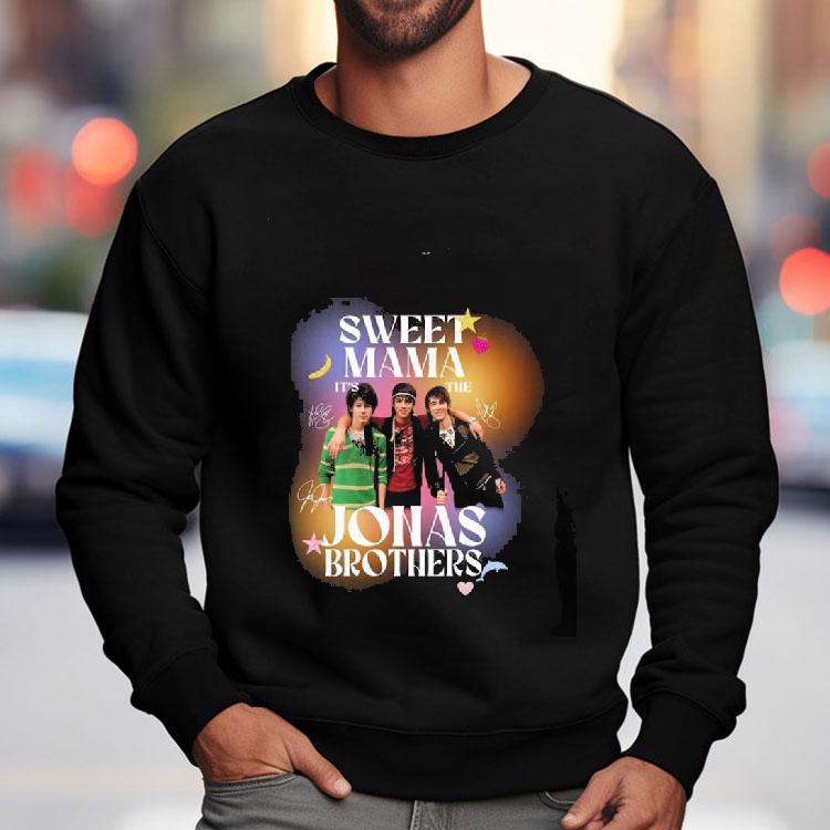 Sweet Mama Its The Jonas Brothers Hannah Montana Miley Cyrus Funny Signature Shirt Sweet Mama Its The Jonas Brothers Hannah Montana Miley Cyrus Funny Signature Shirt