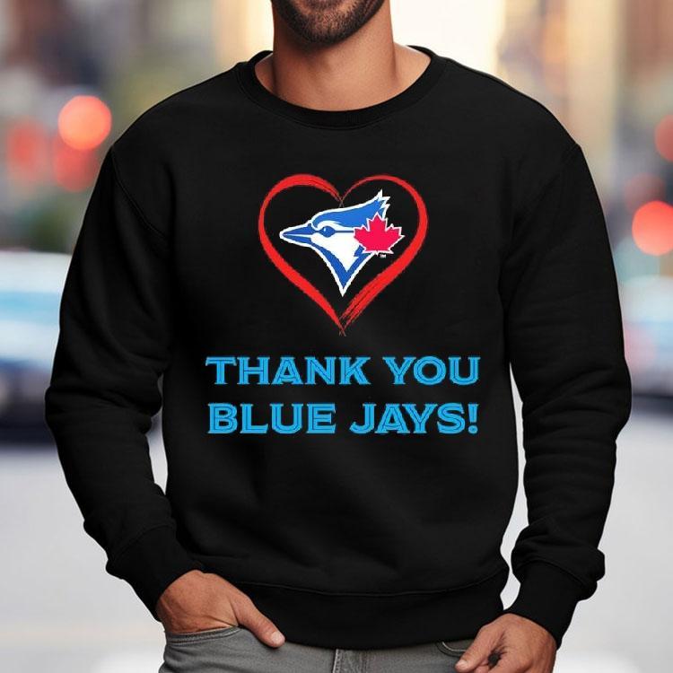 Thank You Blue Jays Canadian Maple Leaf Logo Shirt Thank You Blue Jays Canadian Maple Leaf Logo Shirt