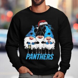 The Gnomes X Carolina Panthers Merry Christmas 2025 Shirt 3 The Gnomes X Carolina Panthers Merry Christmas Sweatshirt