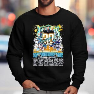The Jacksonville Jaguars Th Anniversary Thank You For The Memories Sweatshirt