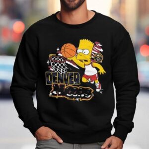 The Simpsons Bart X Denver Nuggets Shirt 3 The Simpsons Bart X Denver Nuggets Sweatshirt
