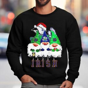 Three Gnomes Christmas Notre Dame Fighting Irish Sweatshirt