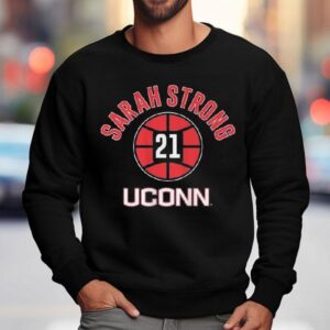 Uconn Basketball Sarah Strong Name Number Ball Sweatshirt