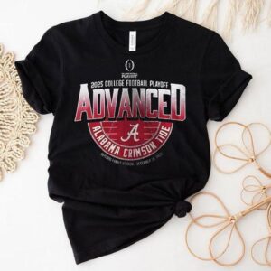 Alabama Crimson Tide 2025 College Football Playoff Advanced Logo Shirt
