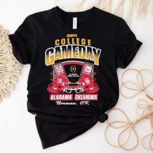 Alabama Crimson Tide Vs Oklahoma Sooners College Gameday Playoff First Round Shirt Alabama Crimson Tide Vs Oklahoma Sooners College Gameday Playoff First Round Shirt