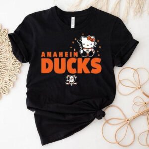 Anaheim Ducks Team X Hello Kitty Trea Tshirt
