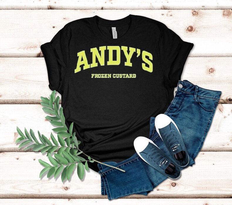 Andy's Frozen Custard Block Letters Shirt 4 Andy S Frozen Custard Block Letters Tshirt