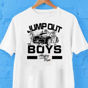 Angry Cops Jump Out Boys Tshirt