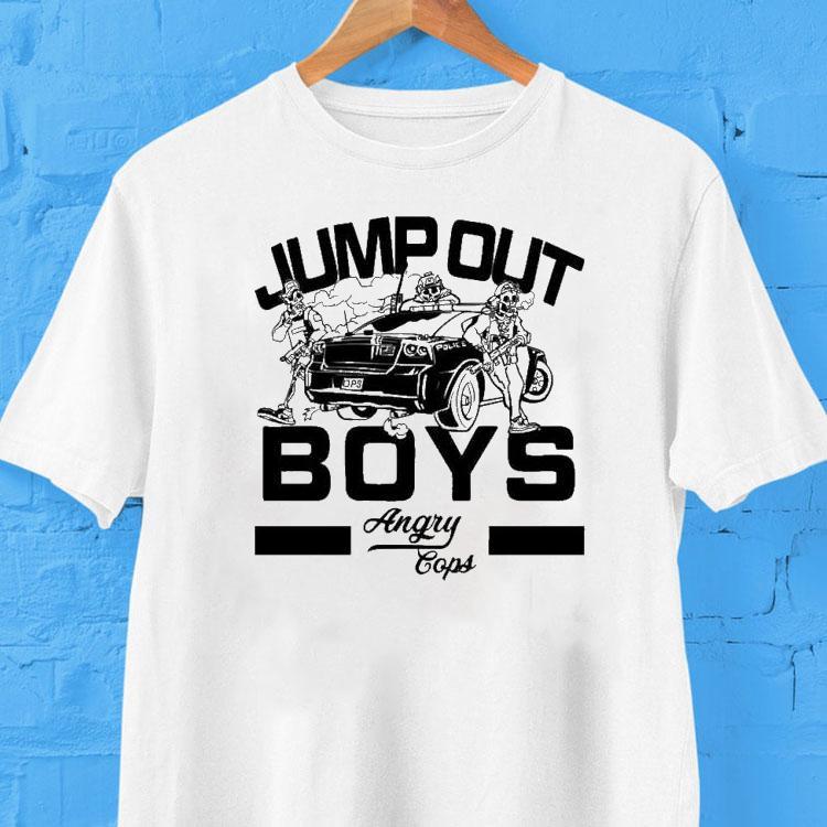 Angry Cops Jump Out Boys Tshirt