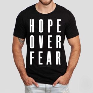 Anthony Burrill Hope Over Fear Music Venue Trust Shirt Anthony Burrill Hope Over Fear Music Venue Trust Shirt
