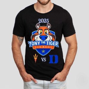 Arizona State Sun Devils Vs Duke Blue Devils Tony The Tiger Sun Bowl 2025 Shirt Arizona State Sun Devils Vs Duke Blue Devils Tony The Tiger Sun Bowl 2025 Shirt
