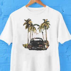Bel-air Will Smith Car With Palm Trees Shirt