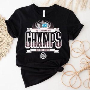 Big Championship 2025 Big Ten Champions Champs Ohio State Buckeyes Shirt Big Championship 2025 Big Ten Champions Champs Ohio State Buckeyes Shirt