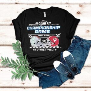 Big Ten Football Championship Speedway Indianapolis Ohio State Vs Indiana Hoosiers Tshirt