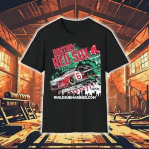 Brad Keselowski Boston Red Sox Nascar Shirt Brad Keselowski Boston Red Sox Nascar Shirt