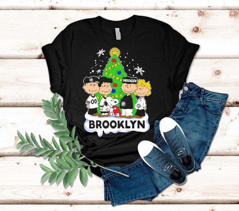 Brooklyn Nets X Snoopy The Peanuts Holiday Christmas Shirt 4 Brooklyn Nets X Snoopy The Peanuts Holiday Christmas Tshirt