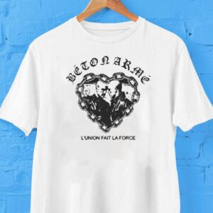 Bton Arm L Union Fait La Force Hear Tshirt