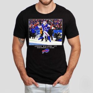 Buffalo Bills Josh Allen December 7th 2025 Nfl Flash Features Shirt Buffalo Bills Josh Allen December 7th 2025 Nfl Flash Features Shirt