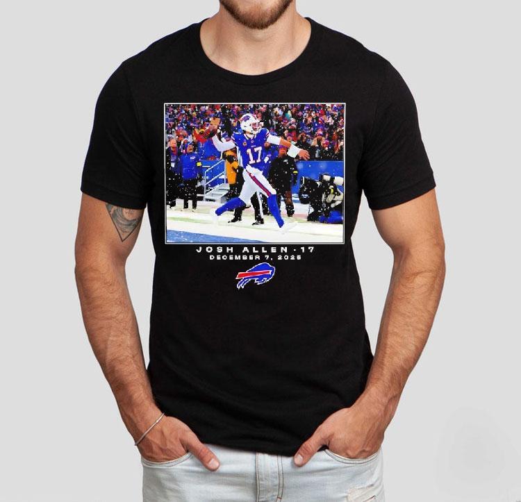 Buffalo Bills Josh Allen December 7th 2025 Nfl Flash Features Shirt 4 Buffalo Bills Josh Allen December Th Nfl Flash Features Tshirt