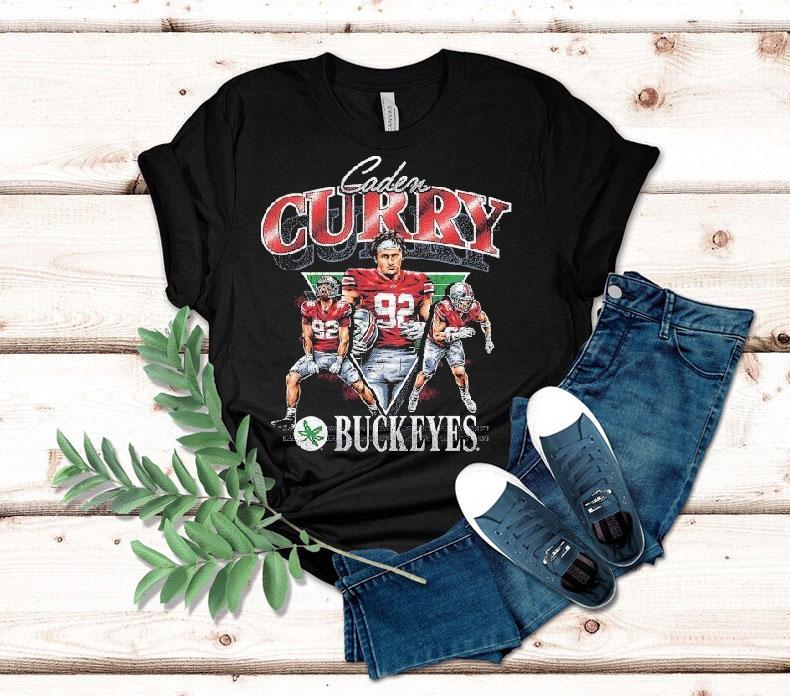 Caden Curry #92 Ohio State Buckeyes Shirt 4 Caden Curry Ohio State Buckeyes Tshirt