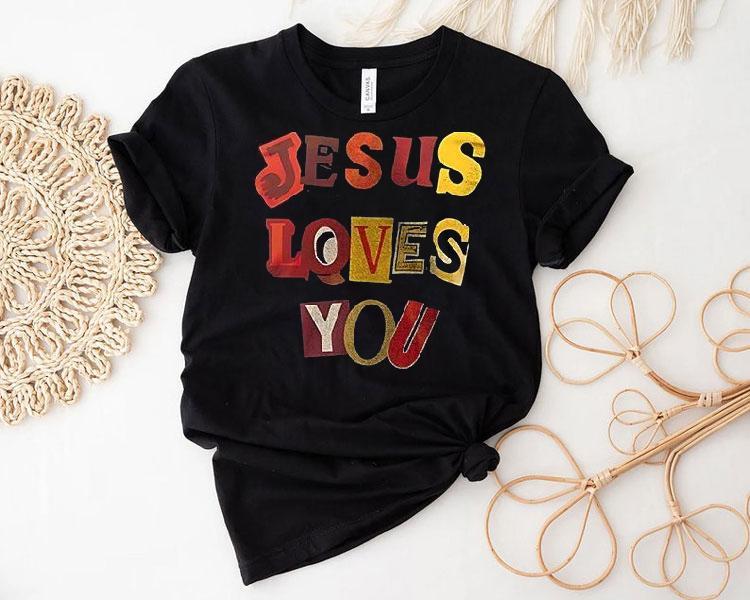 Carolina Panthers Jesus Loves You Logo Shirt 4 Carolina Panthers Jesus Loves You Logo Tshirt