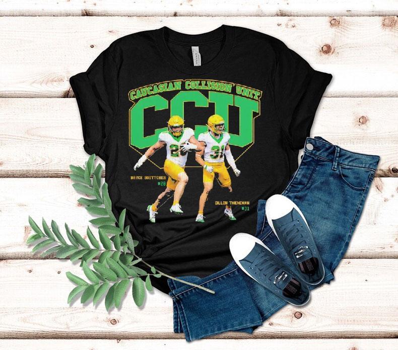Caucasian Collision Unit Oregon Ducks Shirt 4 Caucasian Collision Unit Oregon Ducks Tshirt