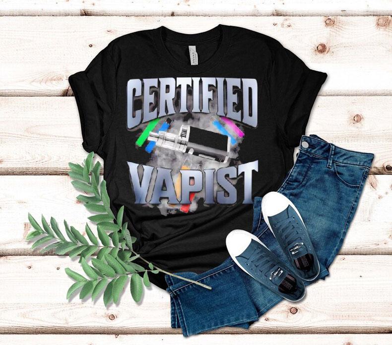 Certified Vapist Graphic Shirt 4 Certified Vapist Graphic Tshirt