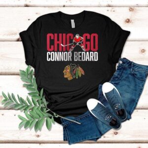 Chicago Blackhawks Connor Bedard Forever 98 Name And Number Pose Signature Shirt Chicago Blackhawks Connor Bedard Forever 98 Name And Number Pose Signature Shirt