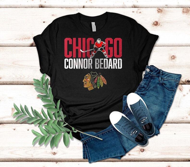 Chicago Blackhawks Connor Bedard Forever 98 Name And Number Pose Signature Shirt 4 Chicago Blackhawks Connor Bedard Forever Name And Number Pose Signature Tshirt