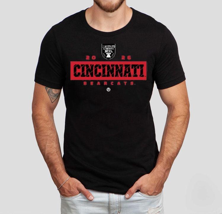 Cincinnati Bearcats 2026 Autozone Liberty Bowl Bound Shirt 4 Cincinnati Bearcats Autozone Liberty Bowl Bound Tshirt