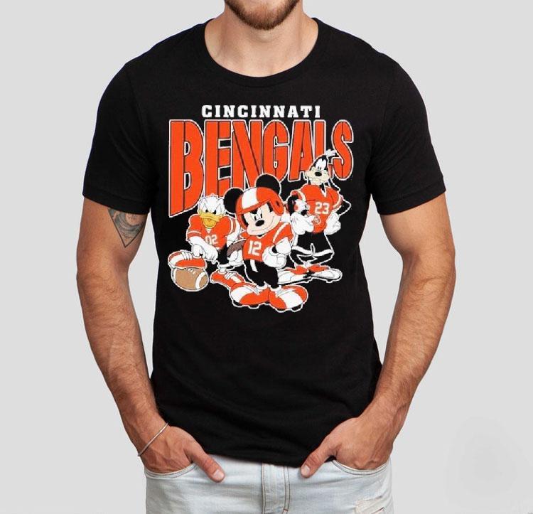 Cincinnati Bengals Mickey Donald Duck And Goofy Football Team 2024 Shirt 4 Cincinnati Bengals Mickey Donald Duck And Goofy Football Team Tshirt