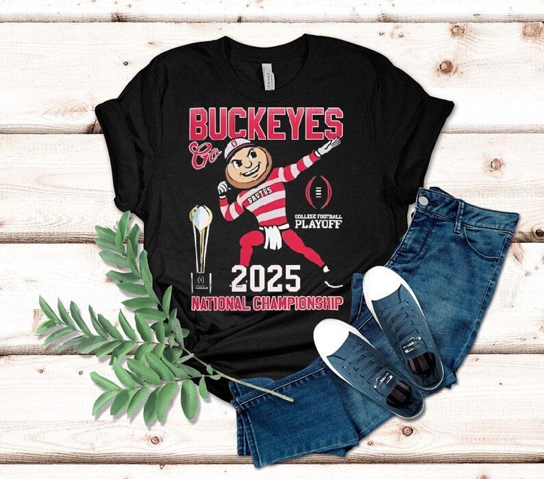 College Football Playoff Ohio State Buckeyes Mascot National Championship 2025 Shirt 4 College Football Playoff Ohio State Buckeyes Mascot National Championship Tshirt