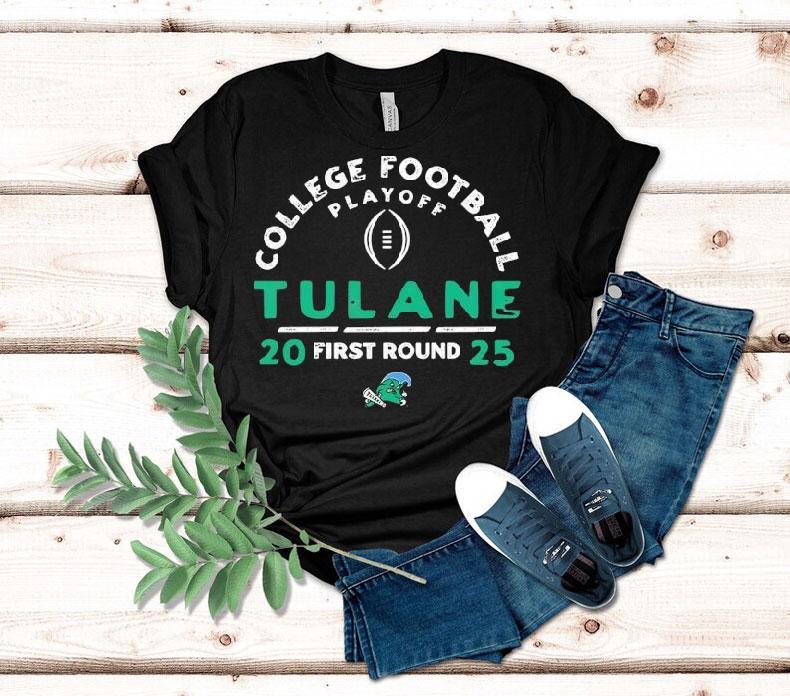 College Football Playoff Tulane Green Wave First Round 2025 Shirt 4 College Football Playoff Tulane Green Wave First Round Tshirt