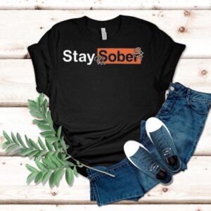 D Aydrian Harding Stay Sober Skeleton Halloween Tshirt