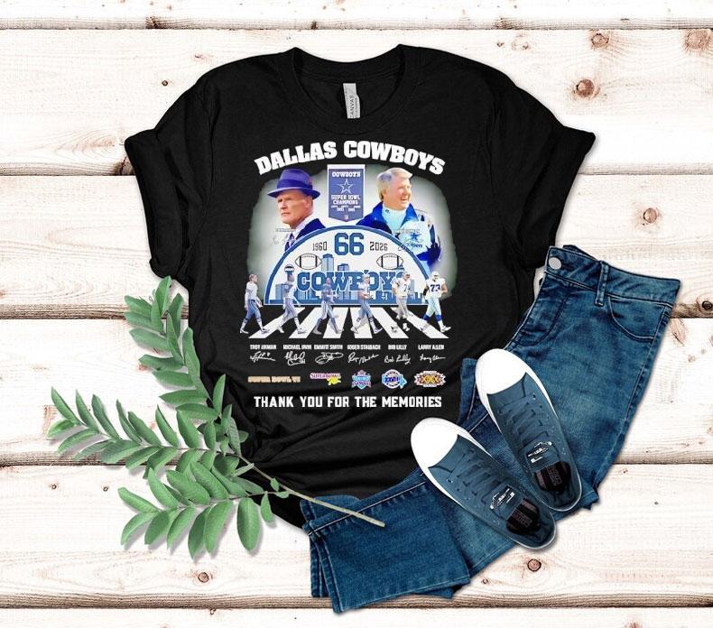 Dallas Cowboys Players Road Thank You For The Memories Signature Shirt 4 Dallas Cowboys Players Road Thank You For The Memories Signature Tshirt