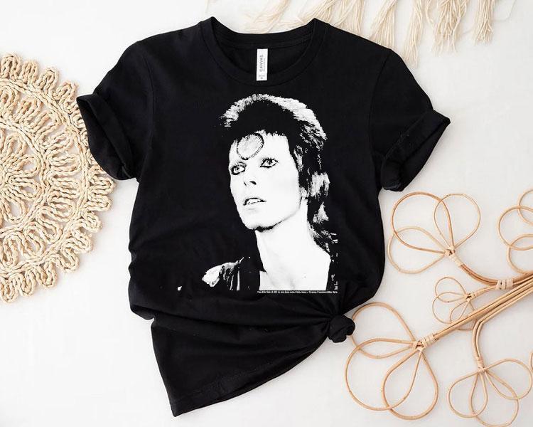 David Bowie Ziggy Looking Shirt 4 David Bowie Ziggy Looking Tshirt