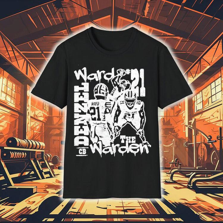Denzel Ward Graffiti Collage Shirt 4 Denzel Ward Graffiti Collage Tshirt