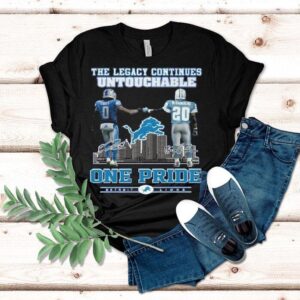Detroit Lions One Pride The Legacy Continues Untouchable 2025 Signatures Shirt
