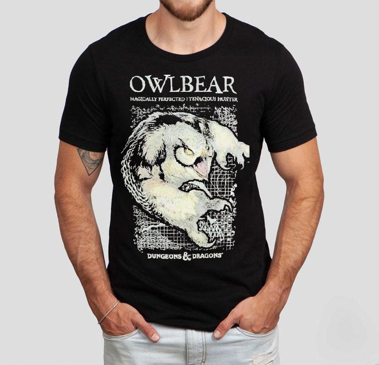 Dungeons Dragons Owlbear Magically Perfected Tenacious Hunter Shirt 4 Dungeons Dragons Owlbear Magically Perfected Tenacious Hunter Tshirt